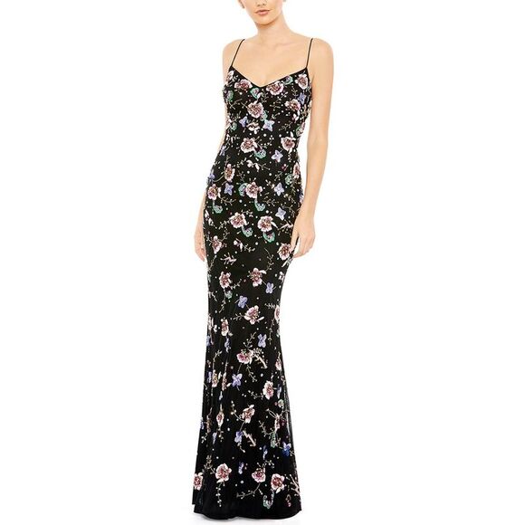 Mac Duggal WomensMaxi Dress Black